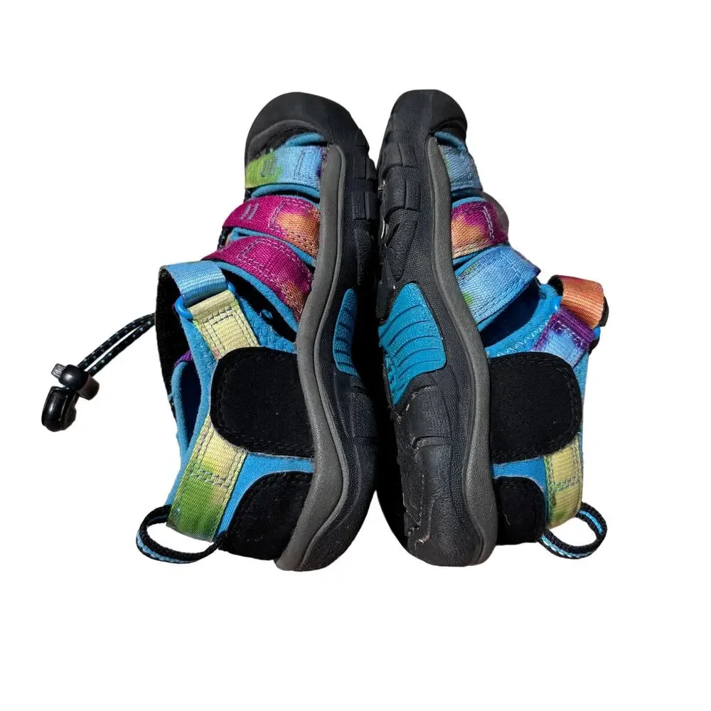 Keen Newport Sandals Tie Dye Sport Hiking Fisherman Multicolor Youth Girl Size 1